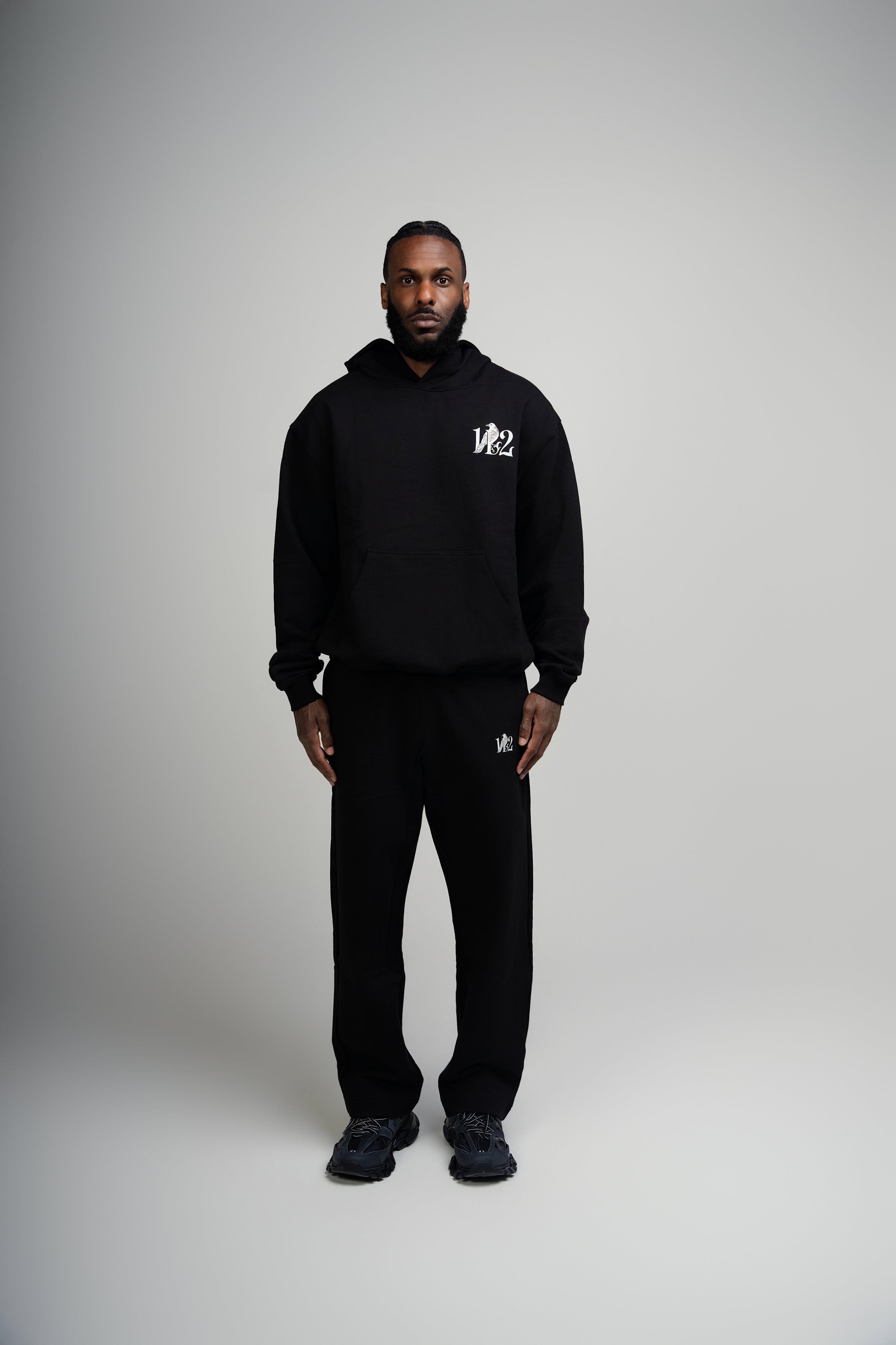 Black 112 Crow Hoodie