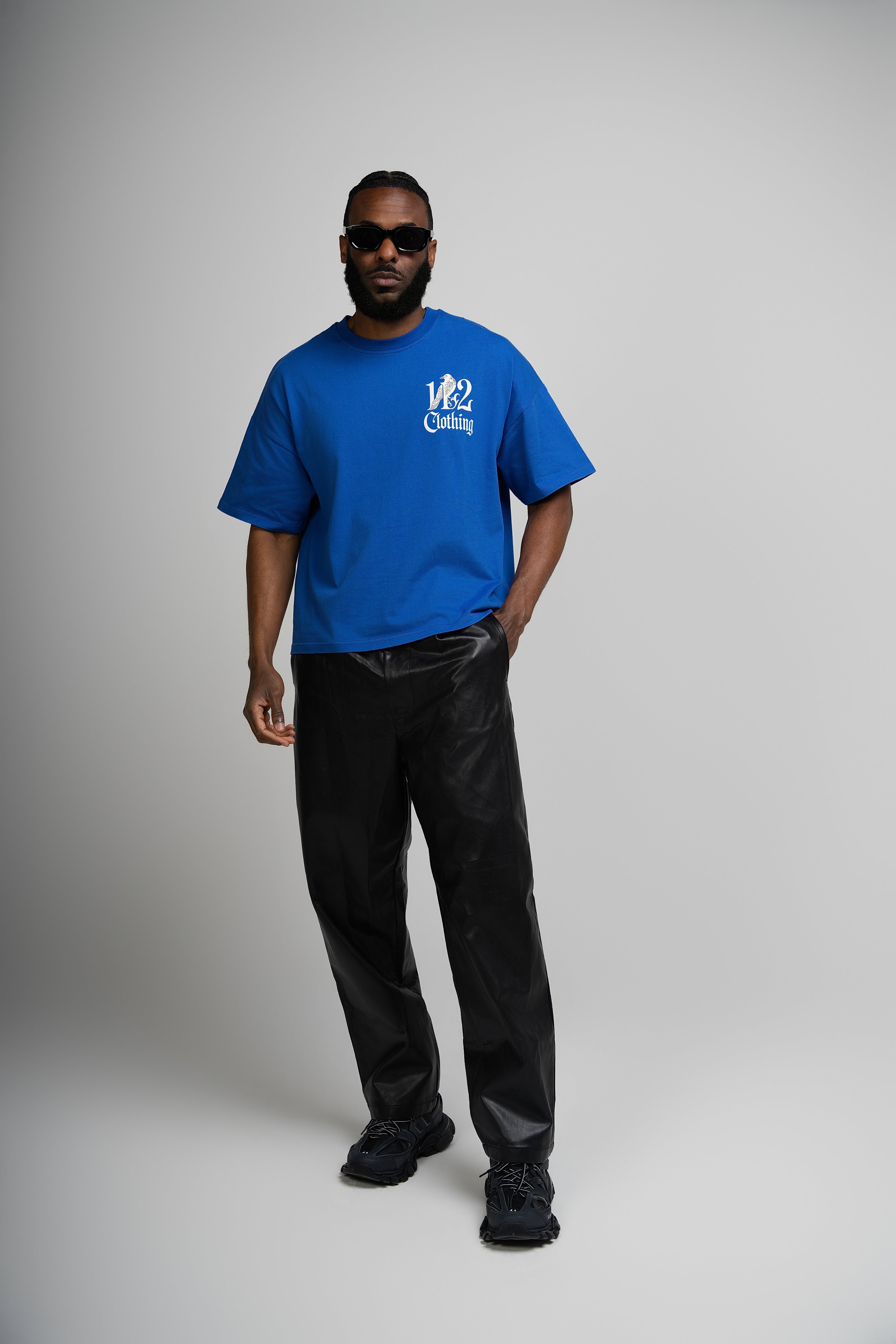 Cobalt Blue 112 Boxy Oversized Tee