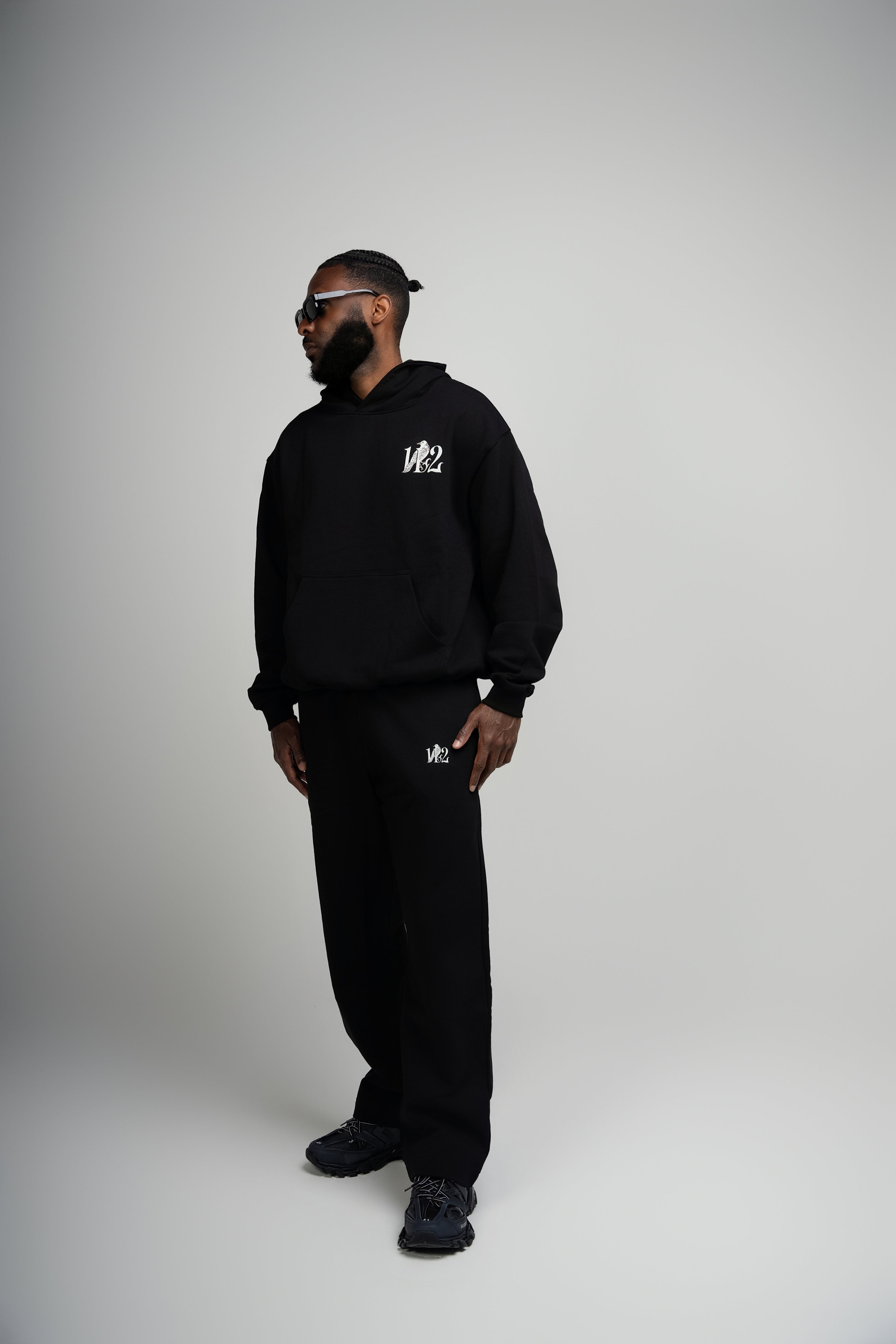 Black 112 Crow Hoodie