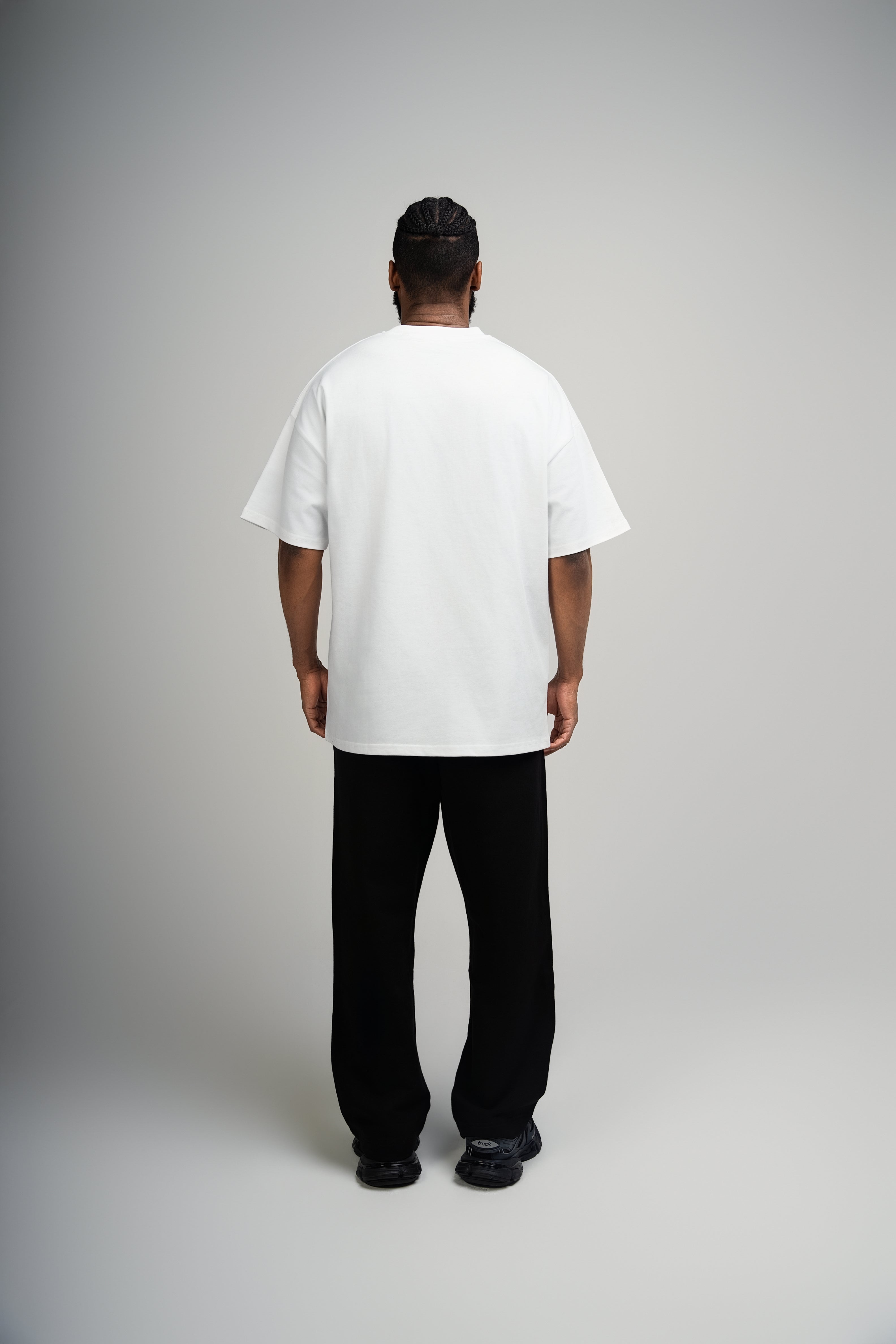 White Oversized Tee 112 Chest Logo