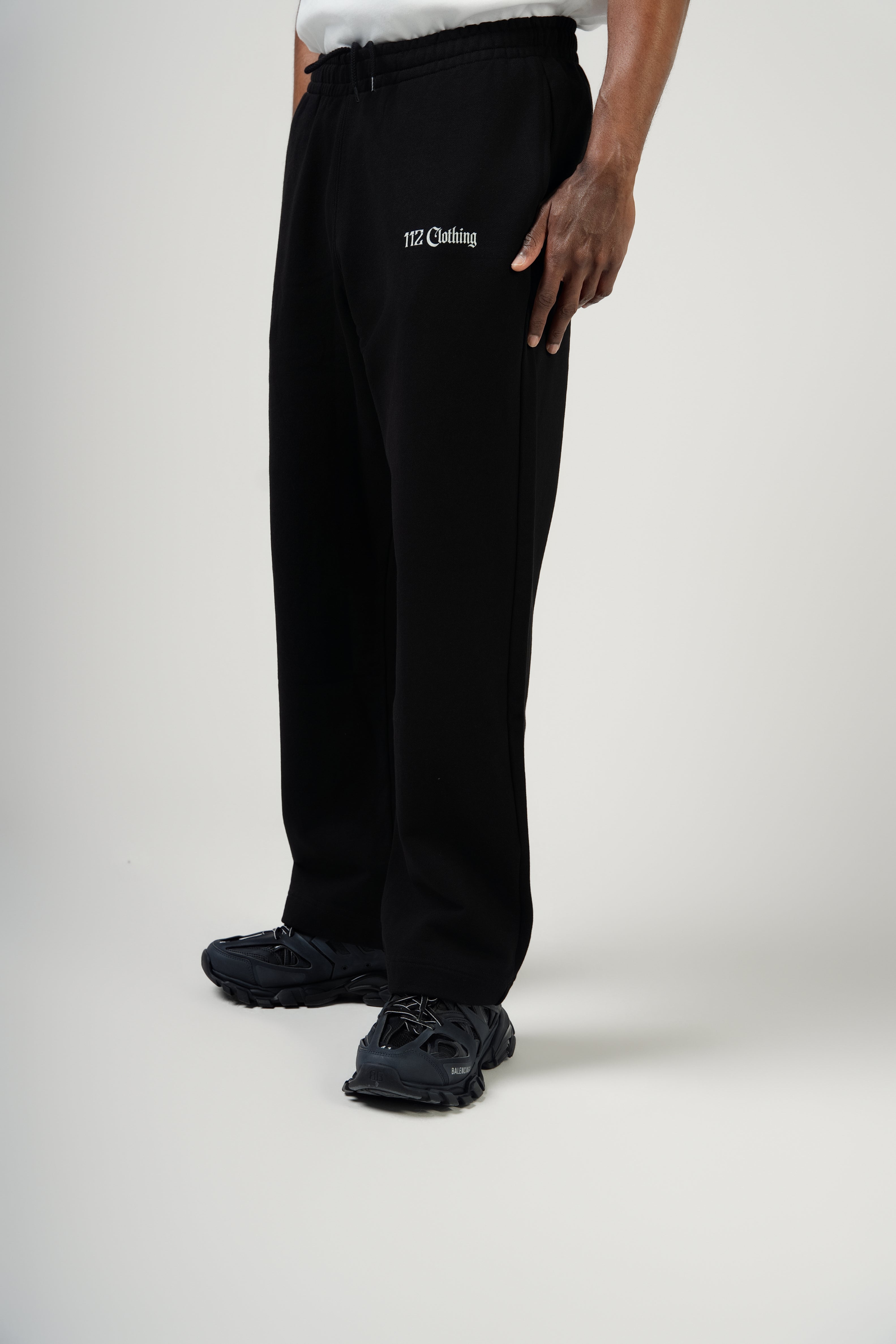Black 112 Straight Leg Trousers